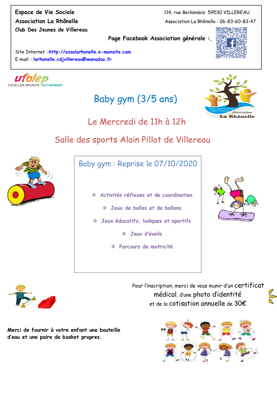 Baby Gym 2020 2021 MAIRIE DE VILLEREAU